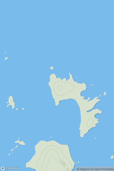 Thumbnail image for White Island showing contour plot for surrounding peak