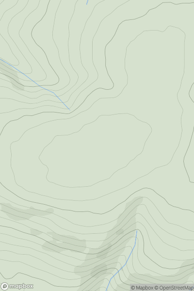 Thumbnail image for Shoulsbarrow Common showing contour plot for surrounding peak
