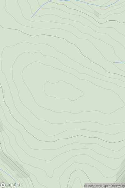 Thumbnail image for Horsen Hill showing contour plot for surrounding peak