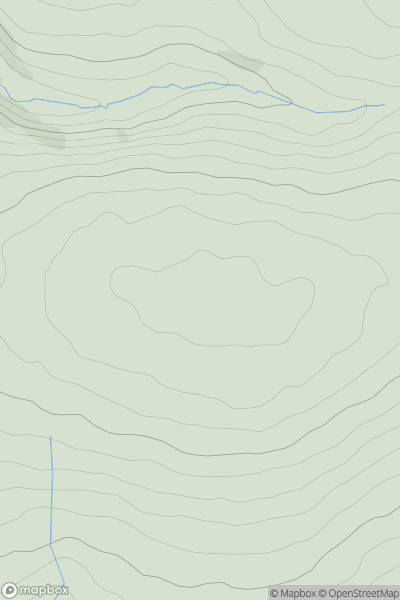 Thumbnail image for North Molton Ridge showing contour plot for surrounding peak