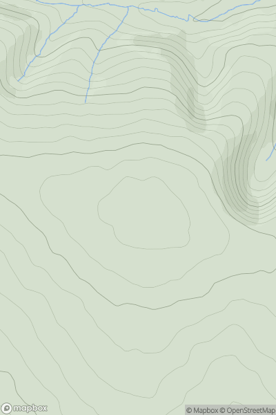 Thumbnail image for Winsford Hill showing contour plot for surrounding peak