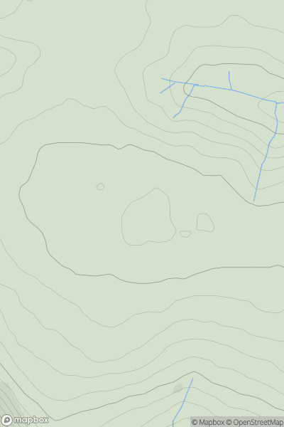 Thumbnail image for Thornemead Hill showing contour plot for surrounding peak