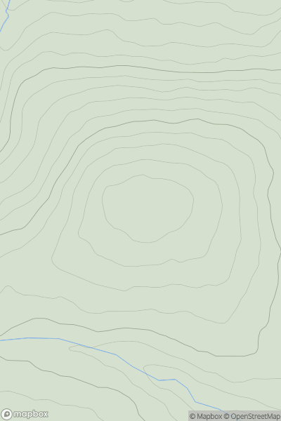 Thumbnail image for Withypool Hill showing contour plot for surrounding peak