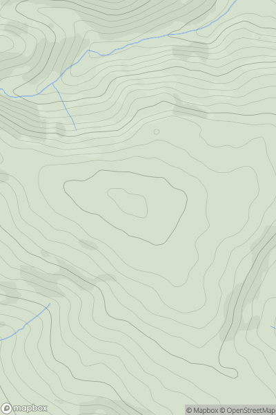 Thumbnail image for Lydeard Hill showing contour plot for surrounding peak