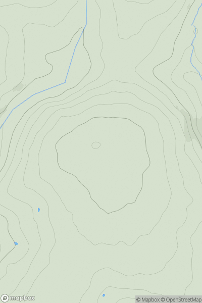 Thumbnail image for Blagdon Hill showing contour plot for surrounding peak