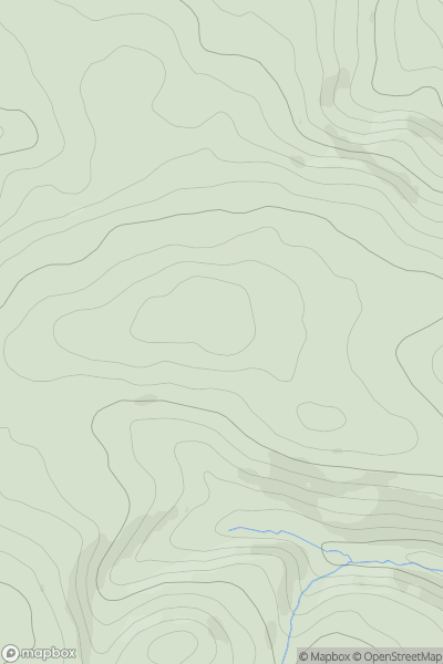 Thumbnail image for Couple Cross Hill showing contour plot for surrounding peak