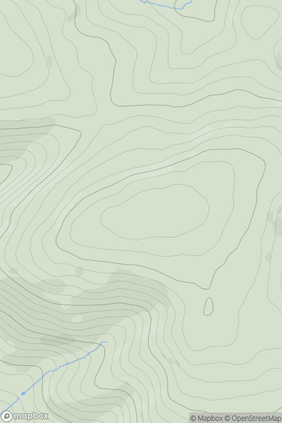 Thumbnail image for Cothelstone Hill showing contour plot for surrounding peak