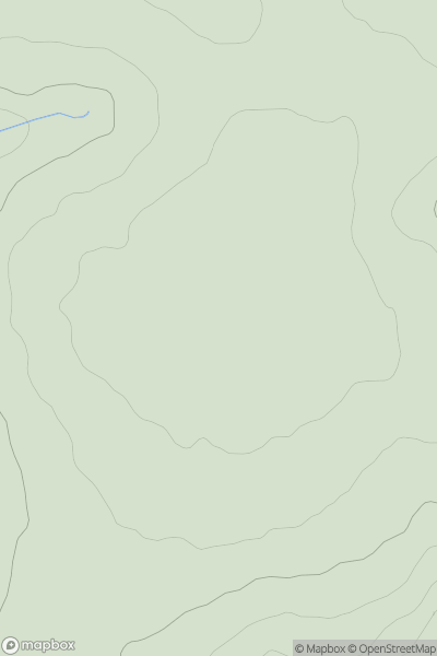 Thumbnail image for Bratton Down showing contour plot for surrounding peak