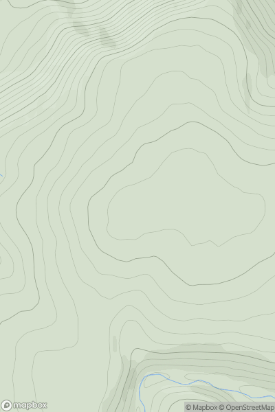 Thumbnail image for Lynton Hill showing contour plot for surrounding peak