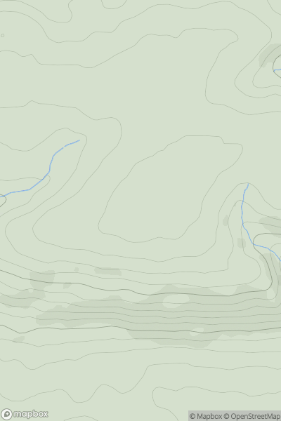 Thumbnail image for Haynes Down showing contour plot for surrounding peak