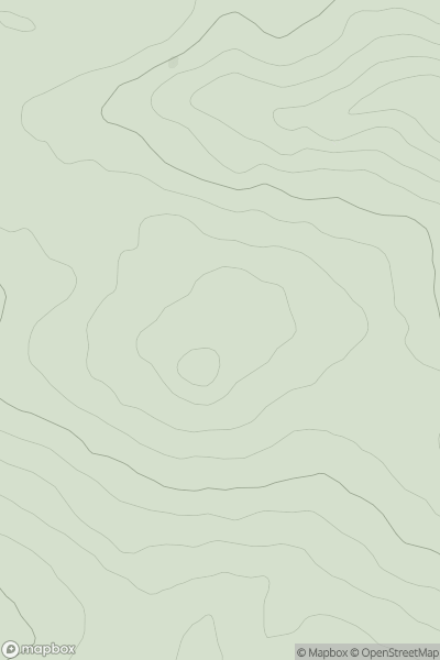 Thumbnail image for Bampfylde Hill showing contour plot for surrounding peak