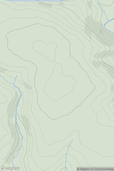 Thumbnail image for Welcombe Hill showing contour plot for surrounding peak
