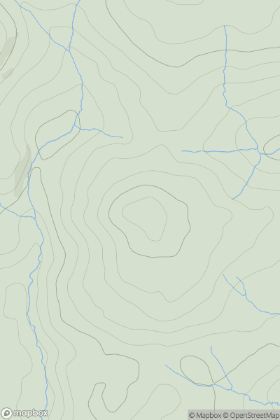 Thumbnail image for Huntsham Castle showing contour plot for surrounding peak