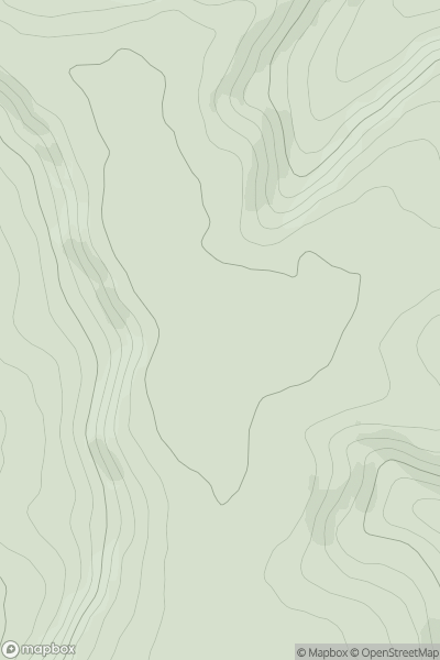 Thumbnail image for Watts Hill (Giant Hill) showing contour plot for surrounding peak
