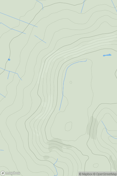 Thumbnail image for Jack's Castle showing contour plot for surrounding peak