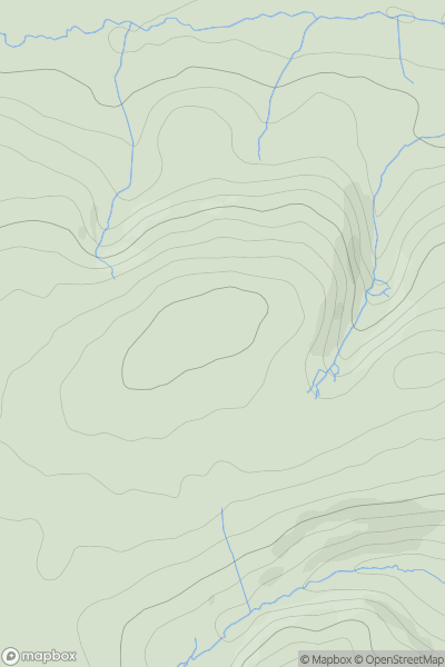 Thumbnail image for Heniton Hill showing contour plot for surrounding peak