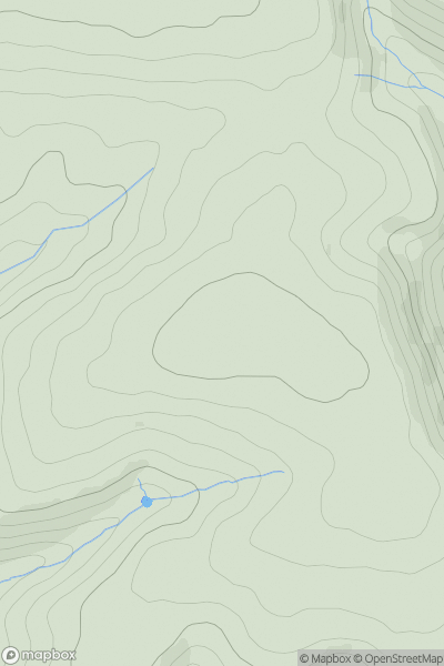 Thumbnail image for Sindercombe Hill showing contour plot for surrounding peak