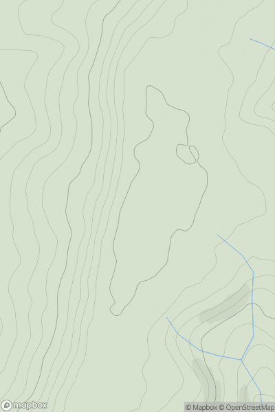 Thumbnail image for Farway Hill showing contour plot for surrounding peak