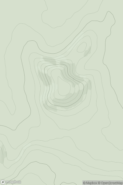 Thumbnail image for Cley Hill showing contour plot for surrounding peak