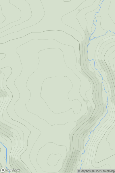 Thumbnail image for High Bray Hill showing contour plot for surrounding peak