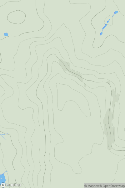 Thumbnail image for Horningsham Common showing contour plot for surrounding peak