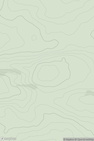 Thumbnail image for Surridge Knap showing contour plot for surrounding peak