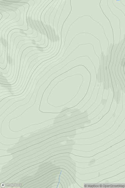 Thumbnail image for Whitehope Law showing contour plot for surrounding peak