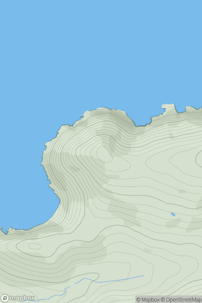 Thumbnail image for Little Hangman showing contour plot for surrounding peak