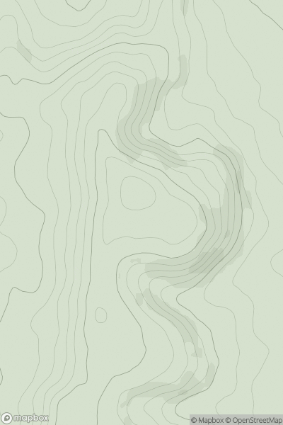 Thumbnail image for Bubb Down Hill showing contour plot for surrounding peak