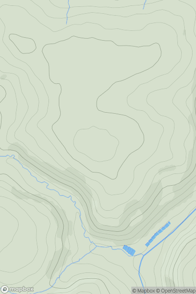 Thumbnail image for Highleigh Hill showing contour plot for surrounding peak