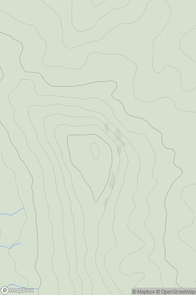 Thumbnail image for Blackdown Hill showing contour plot for surrounding peak