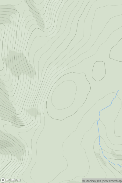Thumbnail image for Dundreich showing contour plot for surrounding peak