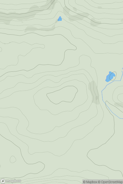 Thumbnail image for Whitestone Down showing contour plot for surrounding peak