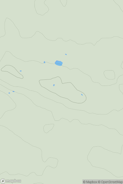 Thumbnail image for Oatfield Hill showing contour plot for surrounding peak