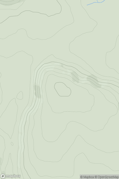 Thumbnail image for Henning Hill showing contour plot for surrounding peak