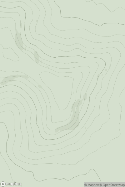 Thumbnail image for Maes Knoll showing contour plot for surrounding peak