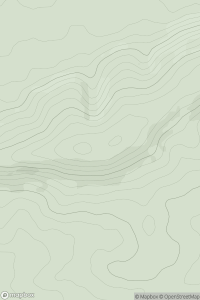 Thumbnail image for Povington Hill showing contour plot for surrounding peak