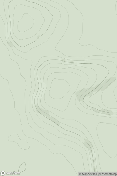 Thumbnail image for Scratchbury Hill showing contour plot for surrounding peak