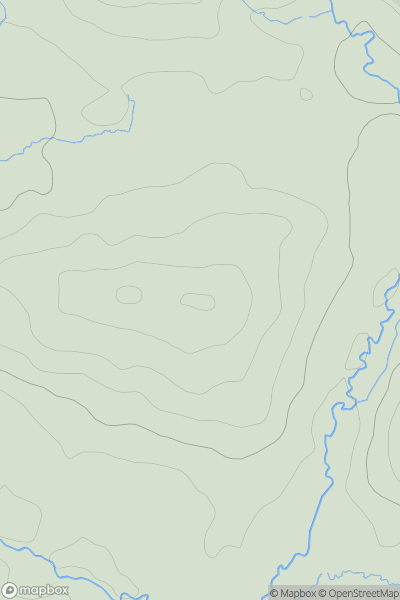 Thumbnail image for Frandale Hill showing contour plot for surrounding peak