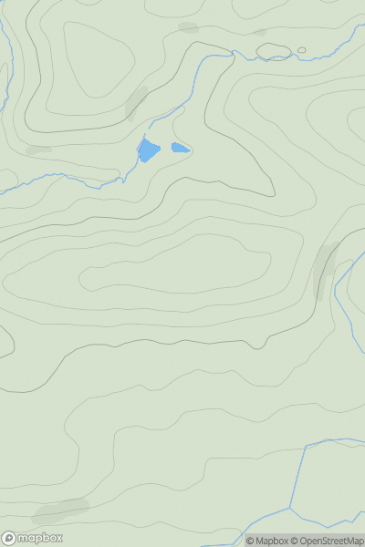 Thumbnail image for Upham Hill showing contour plot for surrounding peak