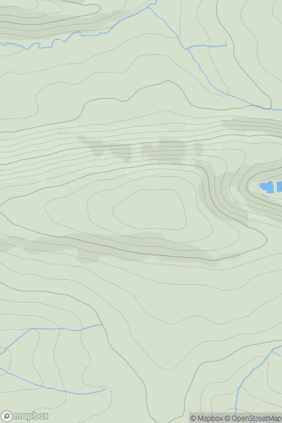 Thumbnail image for Codden Hill showing contour plot for surrounding peak