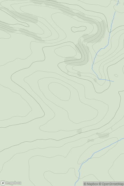 Thumbnail image for Yollacombe Hill showing contour plot for surrounding peak