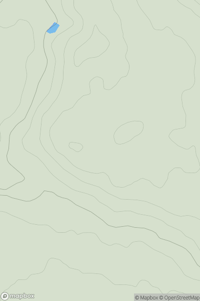 Thumbnail image for Mells Down showing contour plot for surrounding peak