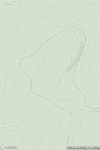 Thumbnail image for Bratton Hill showing contour plot for surrounding peak