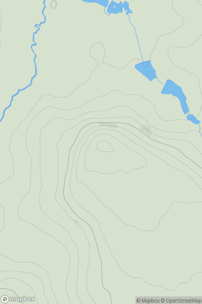 Thumbnail image for Donhead Hill showing contour plot for surrounding peak