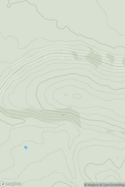Thumbnail image for Dolebury Warren showing contour plot for surrounding peak