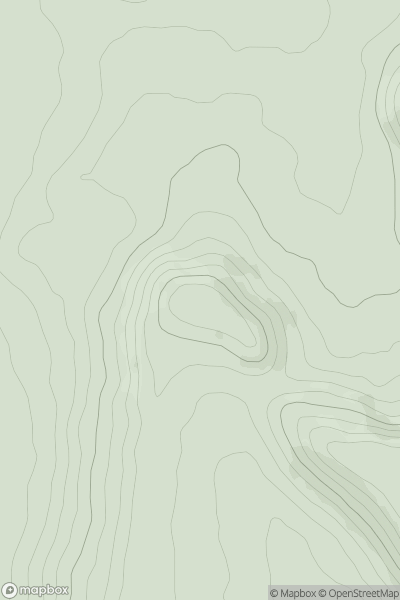 Thumbnail image for Parrock Hill showing contour plot for surrounding peak
