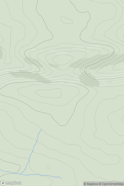 Thumbnail image for Hearson Cross Hill showing contour plot for surrounding peak