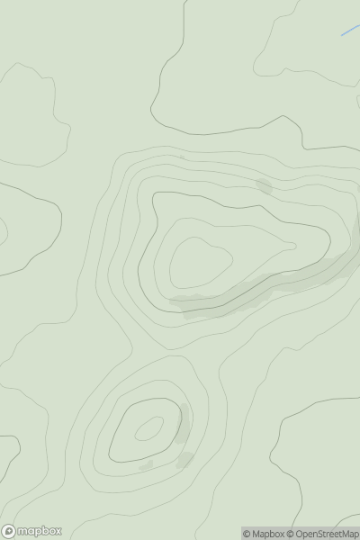 Thumbnail image for Stantonbury Hill showing contour plot for surrounding peak