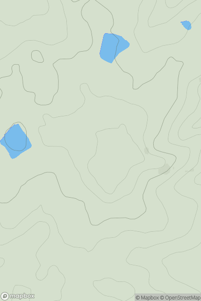 Thumbnail image for White Ball Hill showing contour plot for surrounding peak